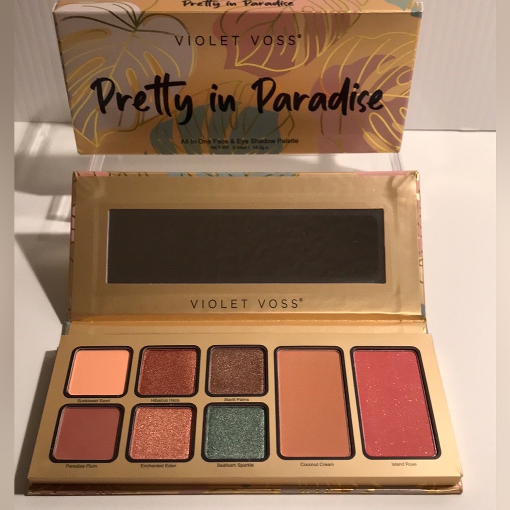 Violet Voss Pretty in Paradise All in once Face & Eye Shadow Palette NEW